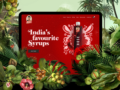 Soft Drink & Syrup's - eCommerce Website UI/UX Design
