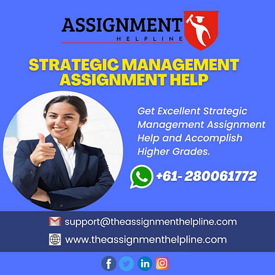 Best Strategic Management Assignment Help Online theassignmenthelpline