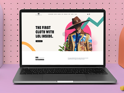 African Fashion Cloths - eCommerce Website UI/UX Design