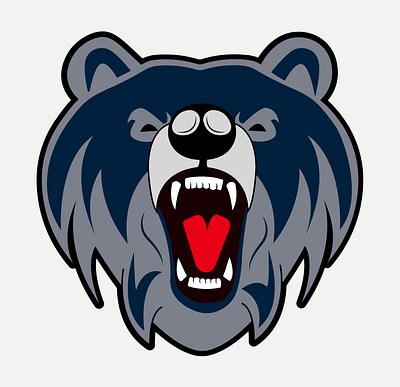 Bear Roar bear beast branding graphic design illustration logo roar ui wild