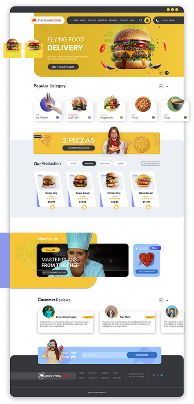 Burger App Re-Design design graphic design ui