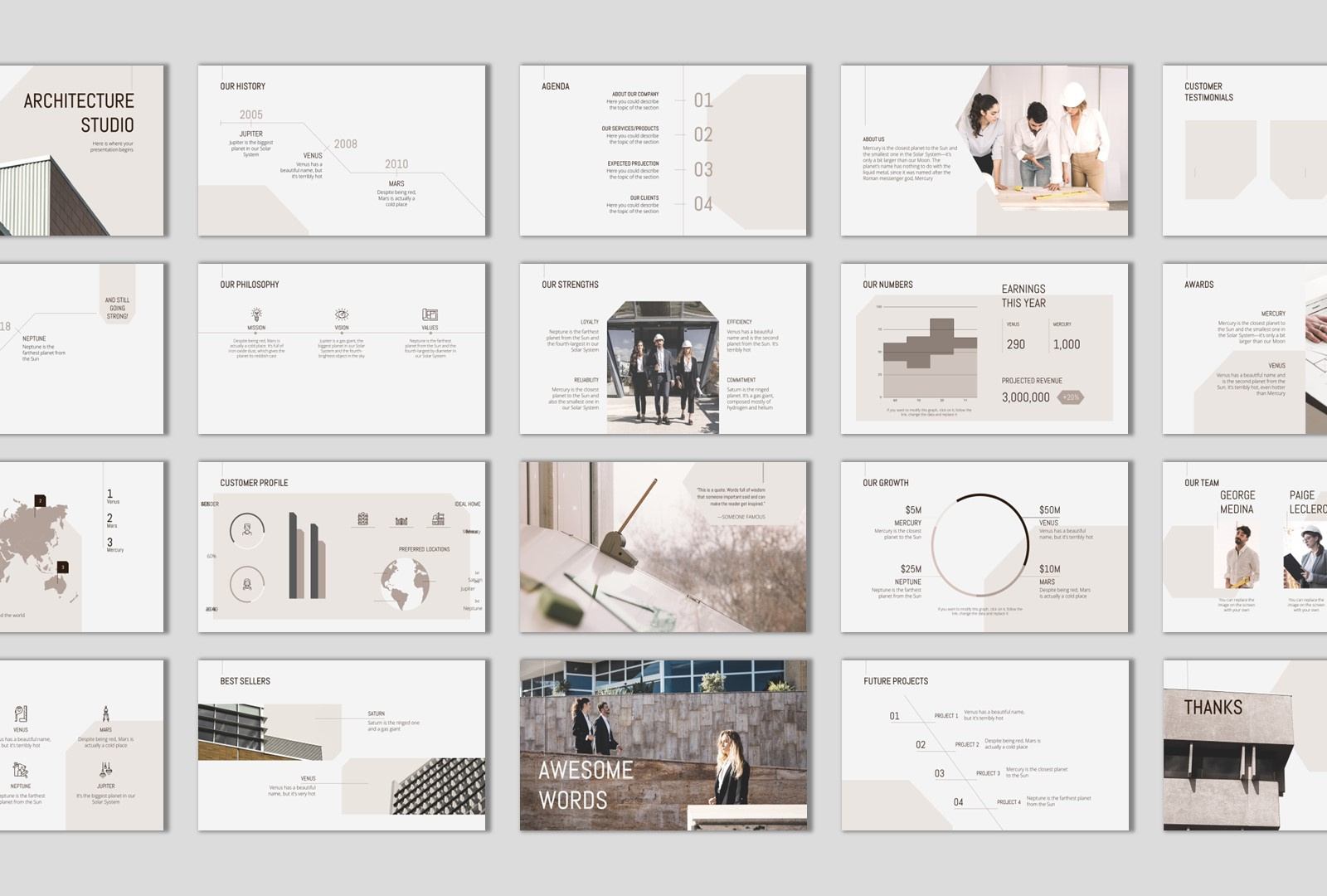 Architecture Studio Slide template 2023 by LovePowerPoint on Dribbble