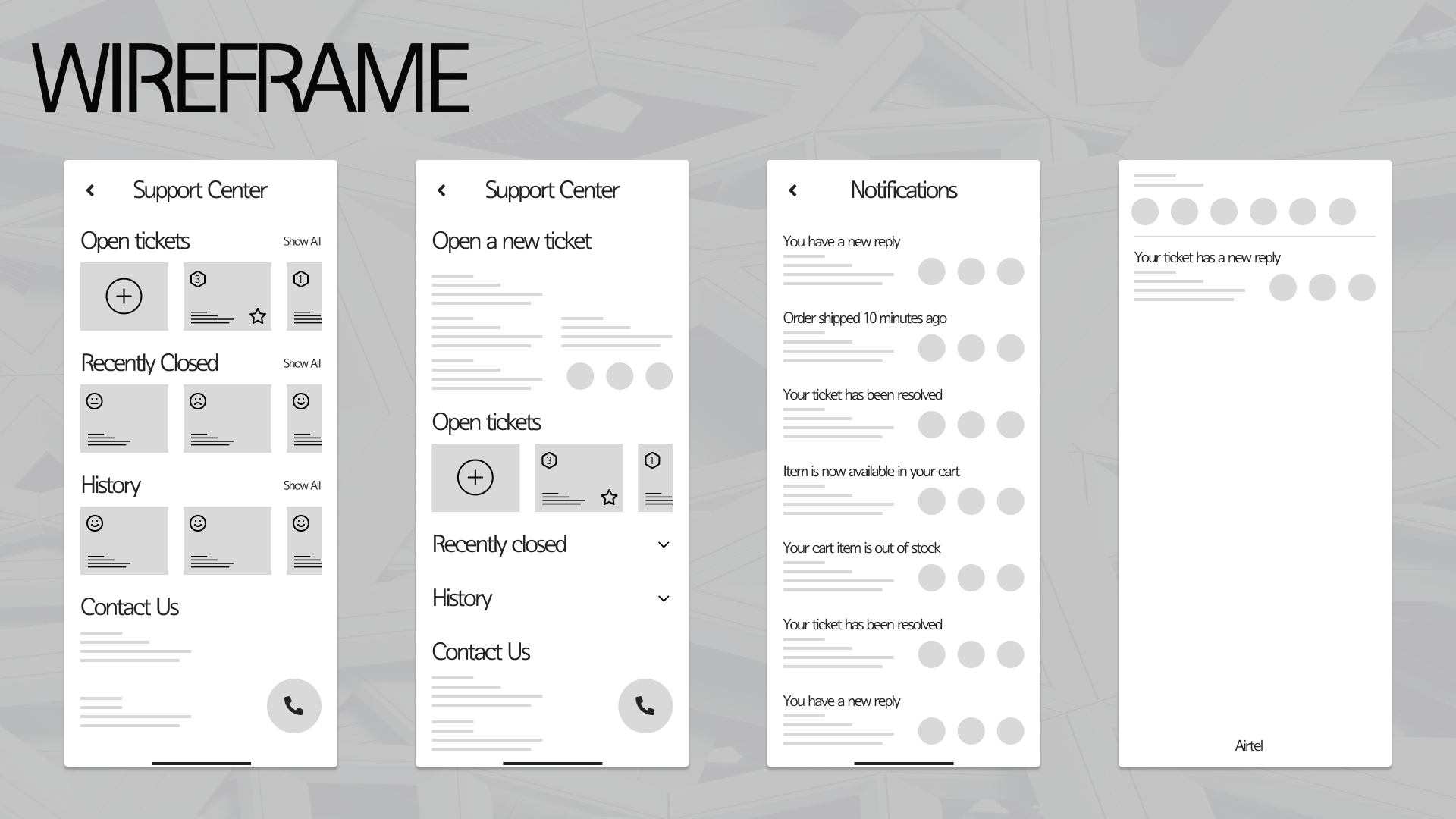 App Help & Chat Support Ideas ux