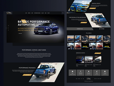 European Car Maintenance Services Website Layout audi maintenance bmw maintenance car maintenance services performance auto products ui ui design uiux uiux design uiux designer user interface ux ux design web design web designer website design