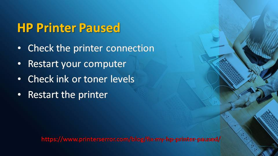 HP Printer Paused How to Unpause Your Printer and Resume Printi by