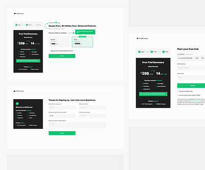 Pricing and Card details branding card cards dashboard design details landing page login pricing product section signup ui ux web