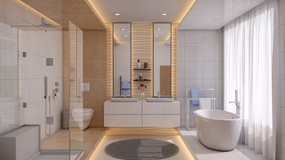 Bathroom 3d 3d modeling 3ds max architectural visualization archviz bathroom interior vray