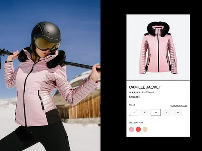 Henri Duvillard mobile centra design ecommerce fashion graphic design layout mobile outdoor product product page ski ui ux web web design website
