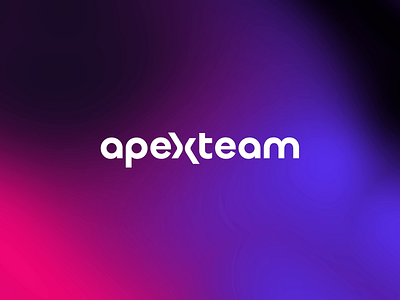 Apexteam Logotype&Branding animation blue branding design gradient graphic design illustration logo logotype mark motion graphics pink print typography vector web
