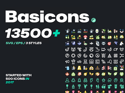 Basicons Biggest Update! basicons bundle eps icon bundle icon collection icons illustration logo mixed icons svg ui