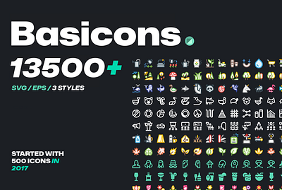 Basicons Biggest Update! basicons bundle eps icon bundle icon collection icons illustration logo mixed icons svg ui