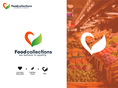 Health Food, Logo, Logo Design branding branding logo food logo health logo logo logo design logos logotype modern logo