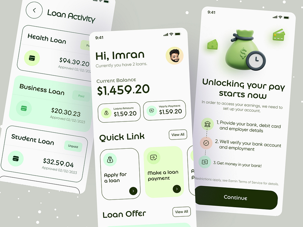 Payday Loan Apps UI by Ofspace UX/UI on Dribbble