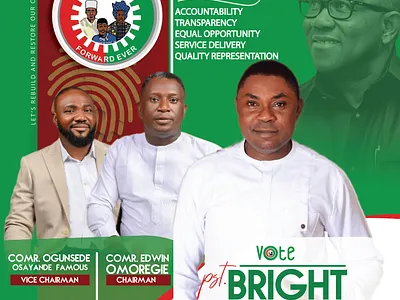 LP bright downsign labour party labour party design labour party logo nigeria omorede pastor political sam omo