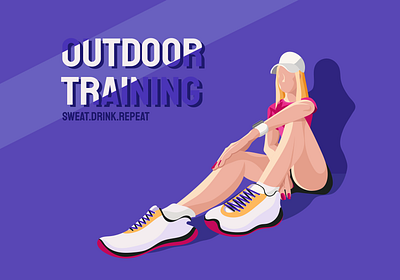 SPORT ILLUSTRATIONS branding design flat flatillustration illustration illustrator procreate vector