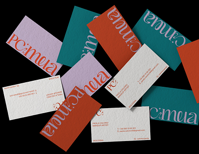 Pcmua Business Cards bc behance brand design brand identity branding business card business cards graphic design identity logotype makeup artist makeup artist branding makeup artist identity mua branding visual design