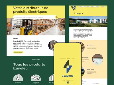 Eurelec app illustration mobile ui ux webdesign