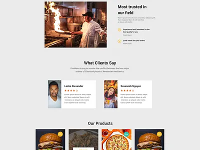 Go Chef Landing Page design graphic design logo ui ux web desgin