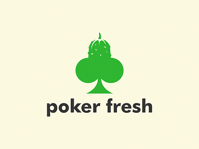poker fresh concept fresh logo poker