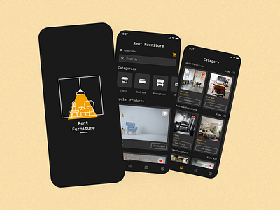 Rent Furniture Application app app design app development app design appdesign mobileappdesign branding design graphic design illustration logo mobileappdesign ui ux