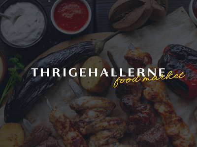 Thrigehallerne - Foodhall branding design graphic design logo ui ux