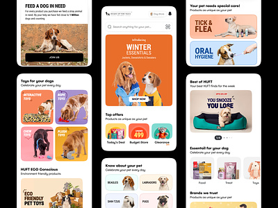 Heads Up For Tails - Pet Store App barkbox chewy dog grooming heads up for tails justdogs mobile online pet store pawsindia pet care pet food pet supplies petco petsmart petsy rover shopping supertails ui ux zigly