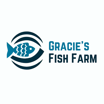 Logo design for Fish Farm Company branding design graphic graphic design illustration logo logo design