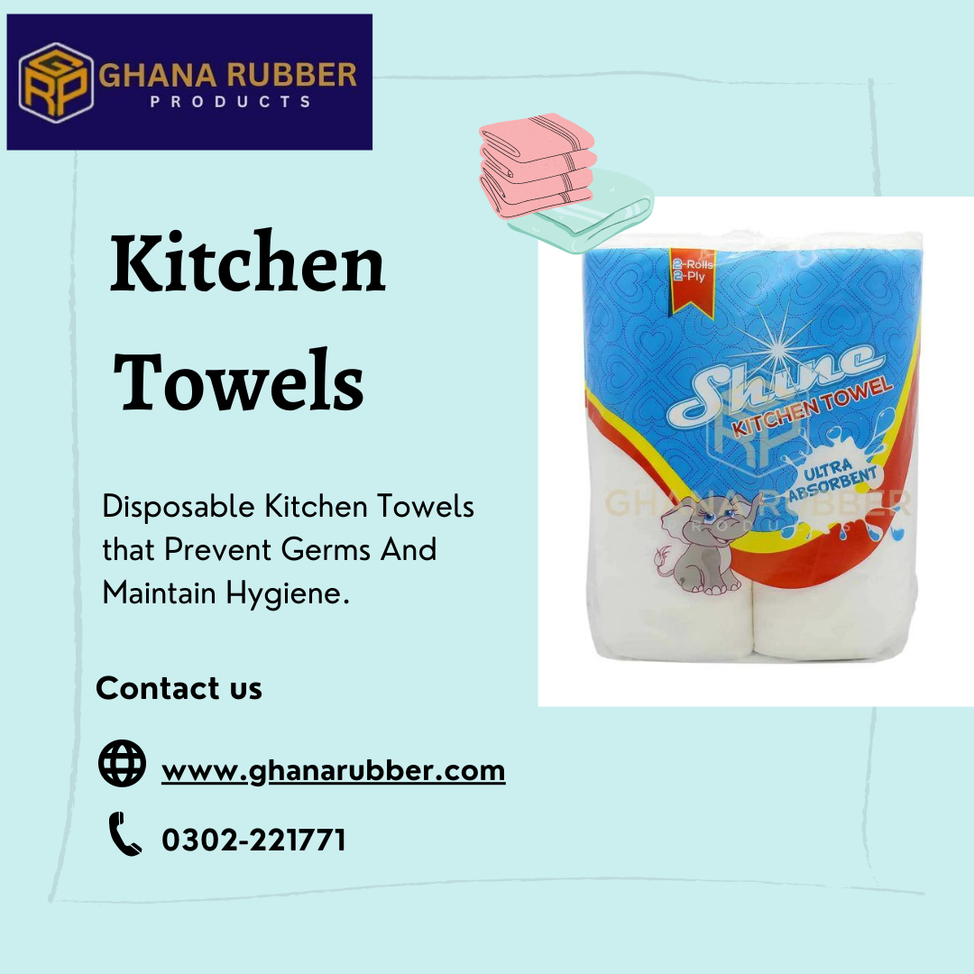 Buy Highly Absorbent Kitchen Towels Ghana Rubber Products by Ghana