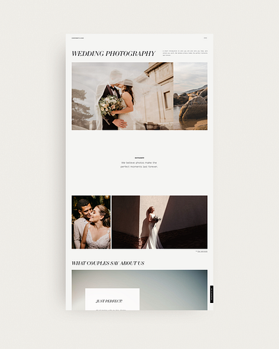 Confident & Chic Squarespace Template for Photographer squarespace template squarespace web designer web design