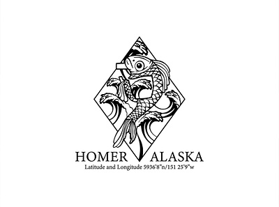 Homer Alaska alaska art branding design digitalart graphic design homer illustration logo logodesign vector
