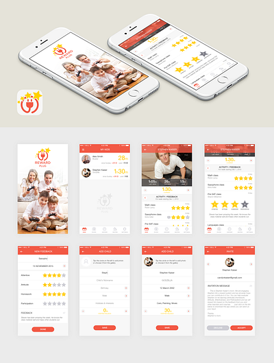 Kids' Performance iPhone App branding design graphic design illustration logo motion graphics ui ui ux ux vector