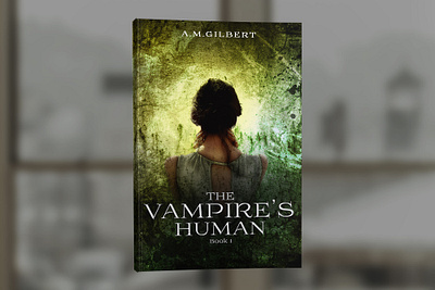 The Vampire's Human by A. M. Gilbert book book cover cover design graphic design professional professional book cover design