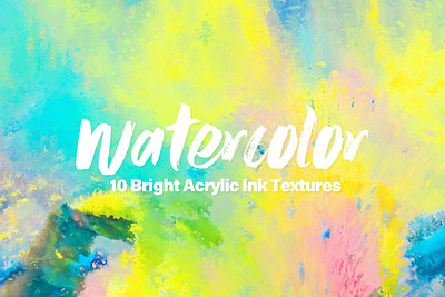 Vibrant Watercolor Textures splash