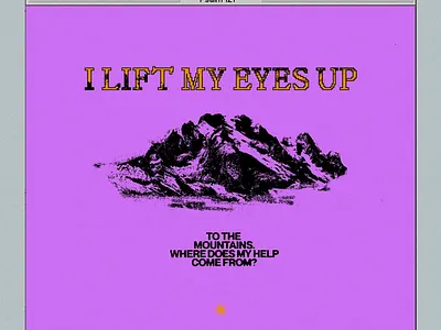 Eyes Up christian psalm