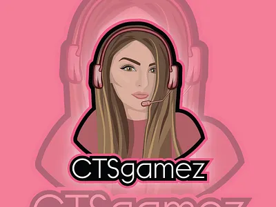 CTSgamez Youtube Logo adobe illustrator branding design digital illustration game gaming graphic design headshot illustration logo photoshop portrait youtube