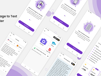 OCR Image to text Convertor App adobe xd adobe xd design app app best design app design app ui figma figma ui app design figma ui design image to text converter app mobile app ui ocr app sketch ui design ui ux design ux design