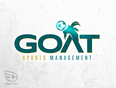 Logo concepts -GOAT branding chipdavid dogwings drawing goat graphic design logo soccer sports graphic vector