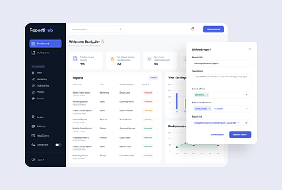 Dashboard UI clean design dashboard design minimal reports ui ux web