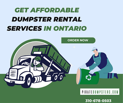 Get Affordable Dumpster Rental in Ontario, CA affordable and reliable services ca dumpster rental services pirate dumpsters rent a dumpster in ontario