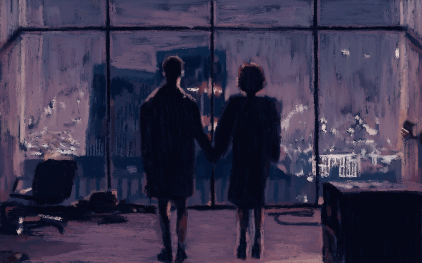 Fight Club rotoscope 2d animation artwork cinema details fight club film frame by frame gif procreate rotoscope texture