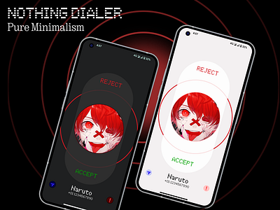 NOTHING DIALER graphic design ui