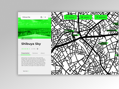 Daily UI #029 - Map dailyui map shibuya ui ui design