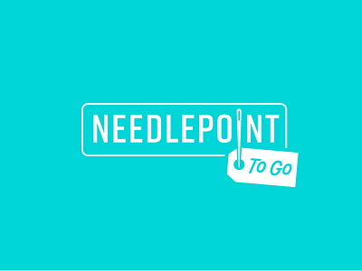 Needlepoint Logo logo needlepoint sewing needle to go