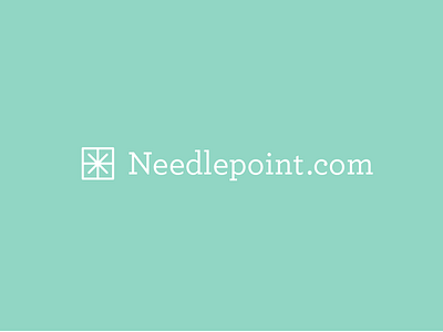 Needlepoint Logo gift logo needlepoint