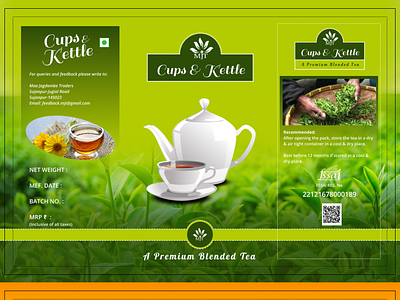 Tea Box Package Design branding package design print design product design