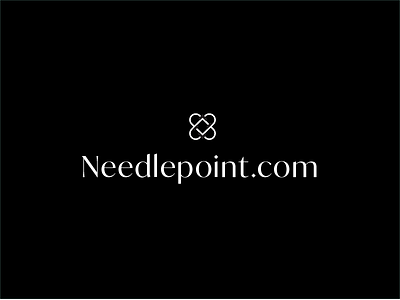 Needlepoint Logo .com heart logo needlepoint