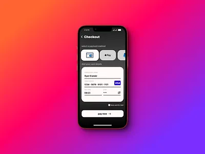 #Daily UI002 : Credit Card Checkout app branding design graphic design illustration logo product design ui ux vector