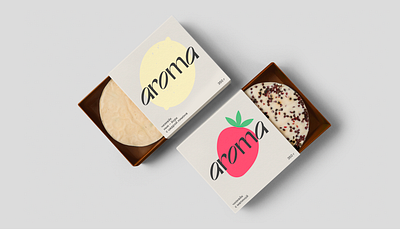 Aroma bakery packaging branding design graphic design logo minimal