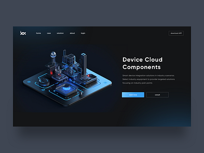 Device Cloud Components 3d c4d cloud components drak ui web