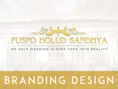 Puspo Holud Sandhya typography